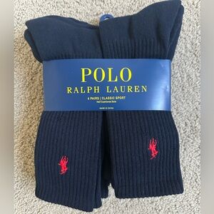 Polo by Ralph Lauren Men's Navy Socks